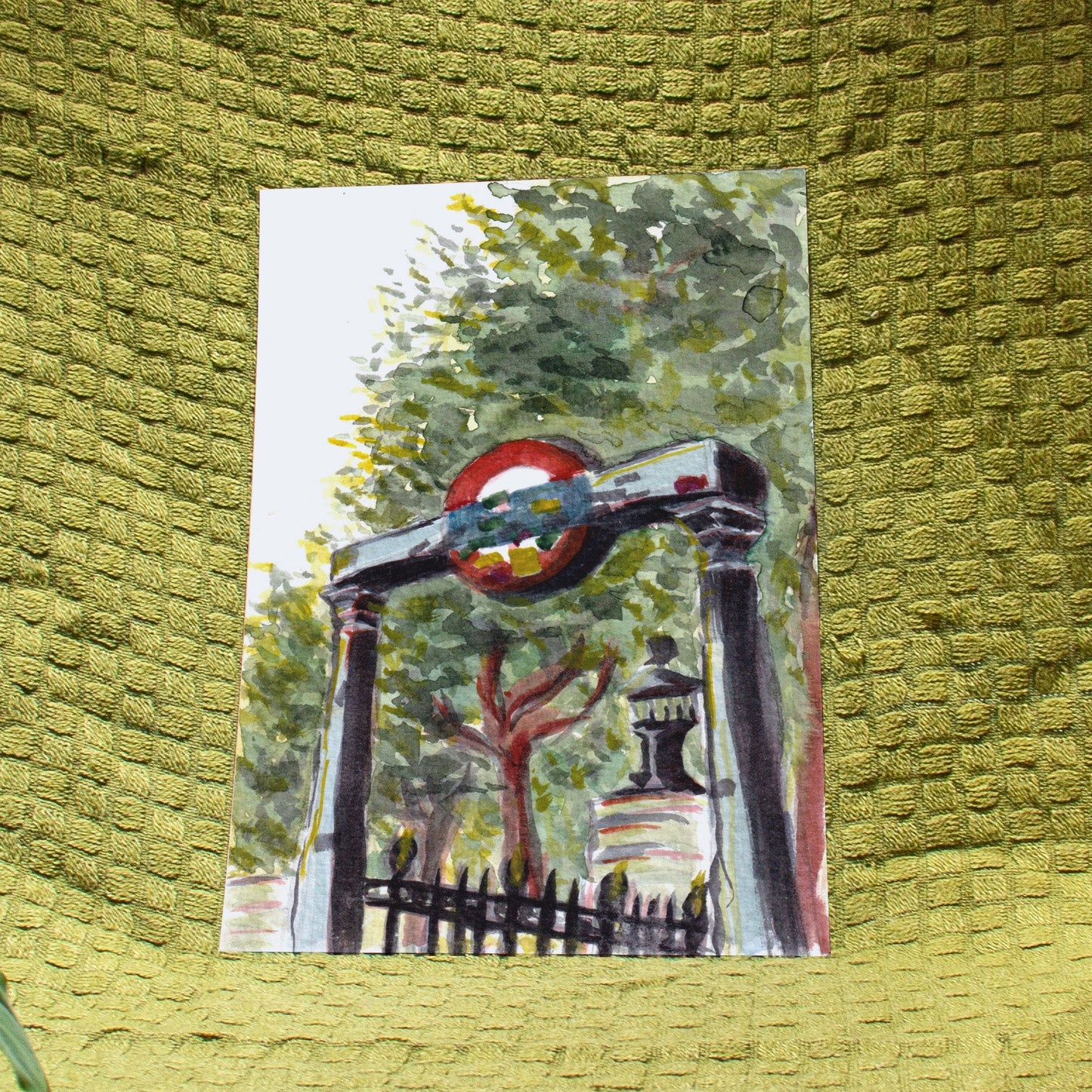 ‘Charing Cross Overground Entrance' Giclée Art Print